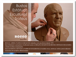 Rocco Escultura - Bustos, Estátuas, Esculturas, Troféus