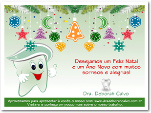 Dra Deborah Calvo - Dentista - Cartão Natal 2011