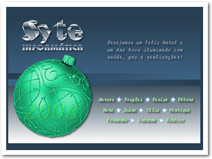 Syte Informática - Cartão Natal 2007